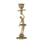 آینه وشمعدان هفت سینی برنجی - Image 4