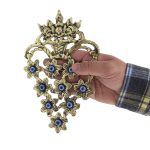 چشم نظر برنزی دیواری – طراحی شکیل و اصیل برنز زحل - Image 2