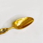 قاشق آجیل خوری برنزی مدل پر - Image 2