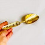 قاشق آجیل خوری برنزی مدل پر - Image 4