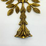 زیر قابلمه ای برنزی طرح برگ - Image 3