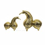 مجسمه اسب باستانی برنزی ۲عددی - Image 2