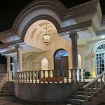 لوستر فانوسی برنزی بزرگ ۸ شعله – برنز زحل - Image 5