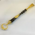 پاشنه‌کش دیواری برنزی طرح ماهی – برنز زحل - Image 3